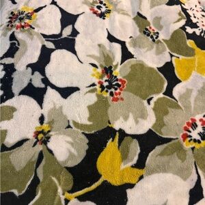 Vera Bradley Dogwood Microfleece Throw Blanket 50x80 Retired Rare Print